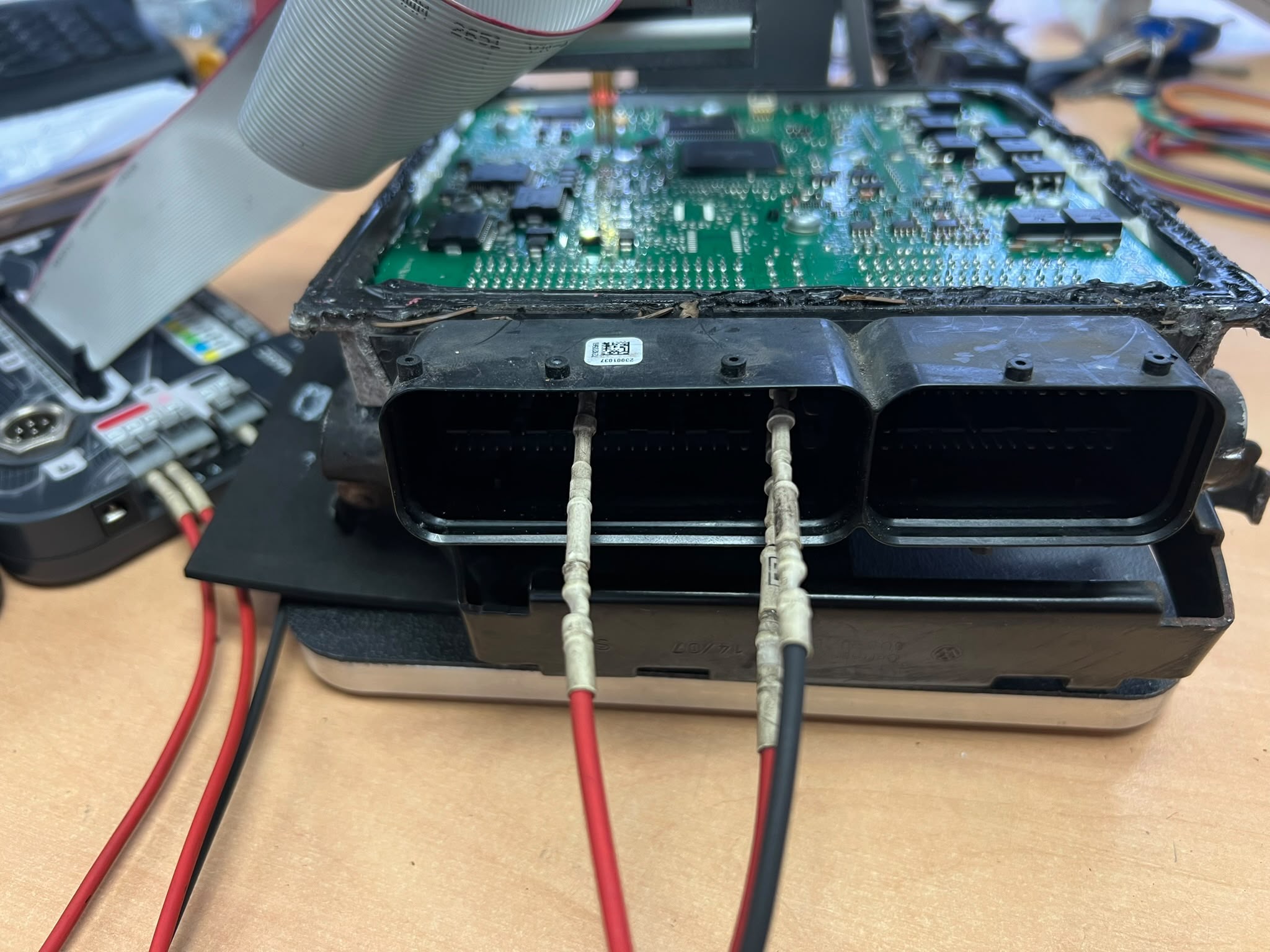 ECU bench work and diagnostics